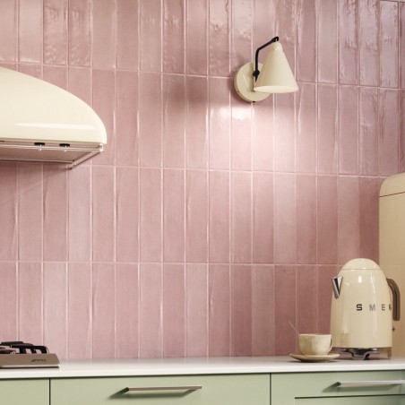 Zellige - carrelage SERENA ROSE 7,5x30cm imitation zellige