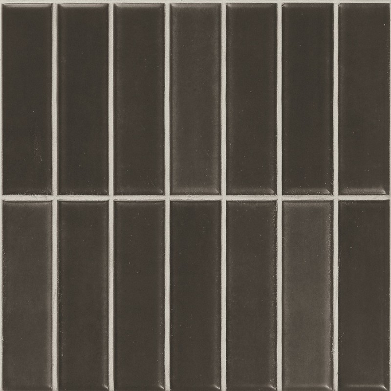 Zellige - carrelage INCISION SERENA GRAPHITE 20x20cm imitation zellige