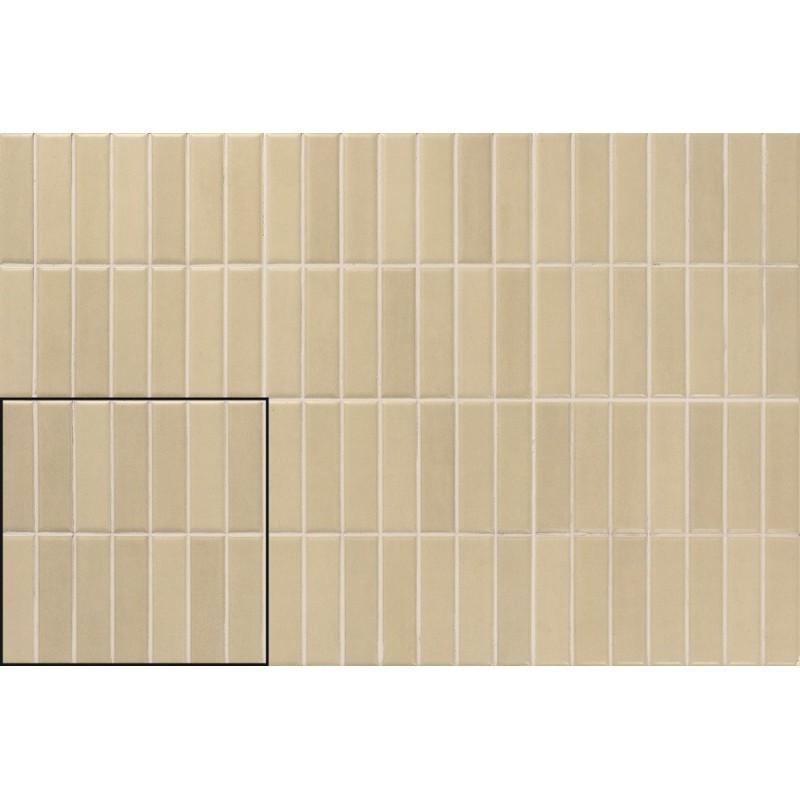 Zellige - carrelage INCISION SERENA IVORY 20x20cm imitation zellige