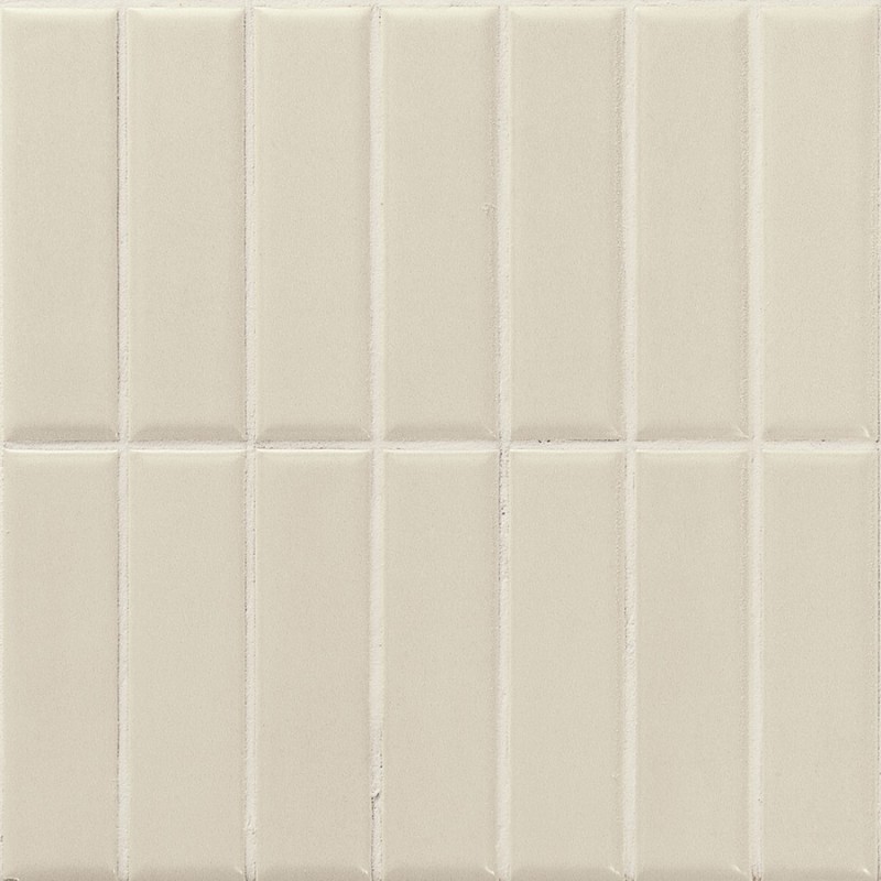 Zellige - carrelage INCISION SERENA WHITE 20x20cm imitation zellige
