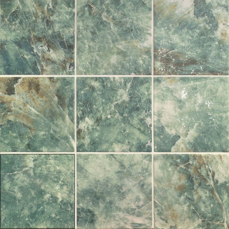 Carrelage - carrelage piscine BALI ELIXIR GREEN 15x15 cm