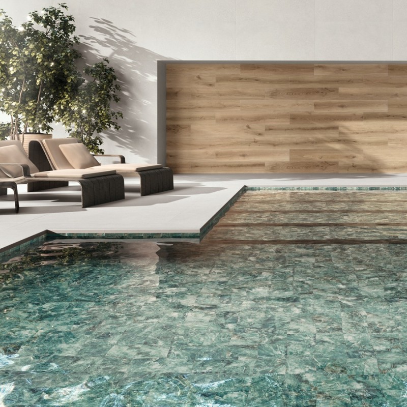 Carrelage - carrelage piscine BALI ELIXIR GREEN 15x15 cm