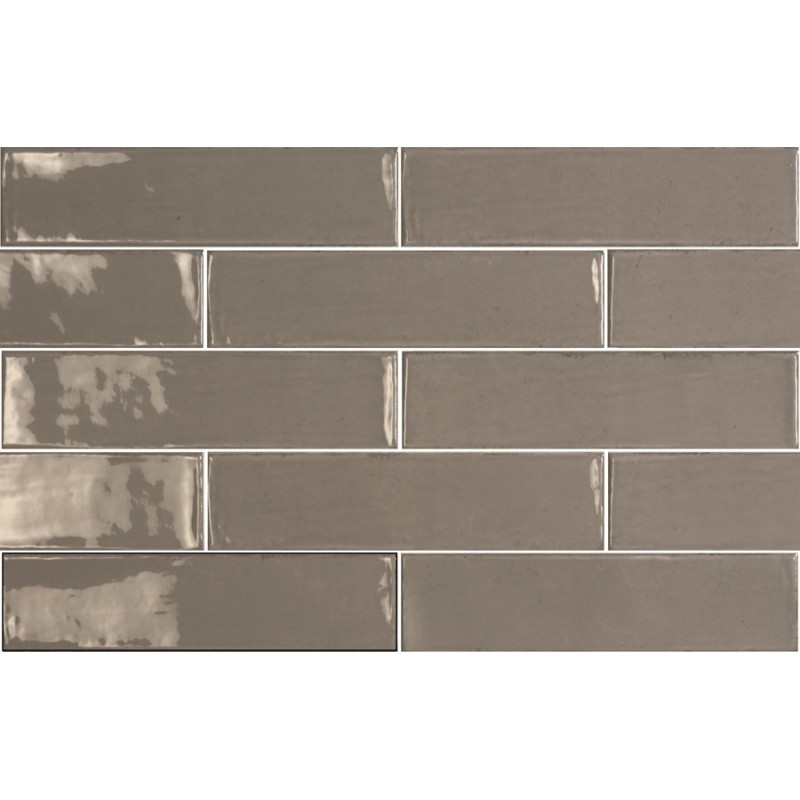 Zellige - carrelage effet zellige 7,5x30 cm MILA TAUPE