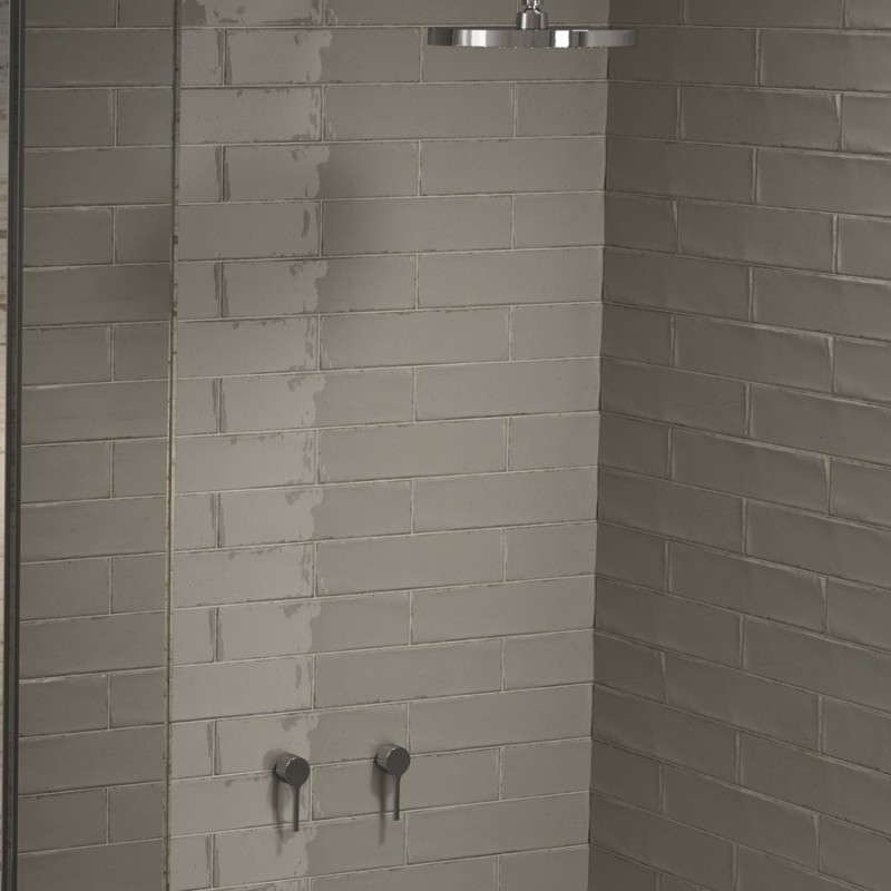 Zellige - carrelage effet zellige 7,5x30 cm MILA TAUPE