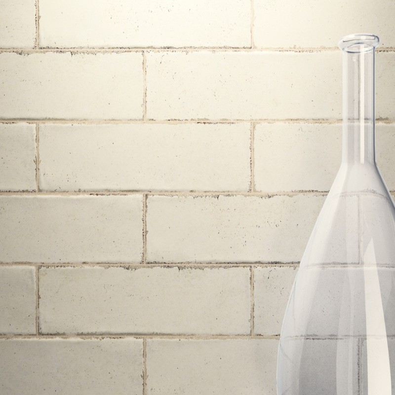 Zellige - carrelage effet zellige 7,5x30 cm LUZIA IVORY