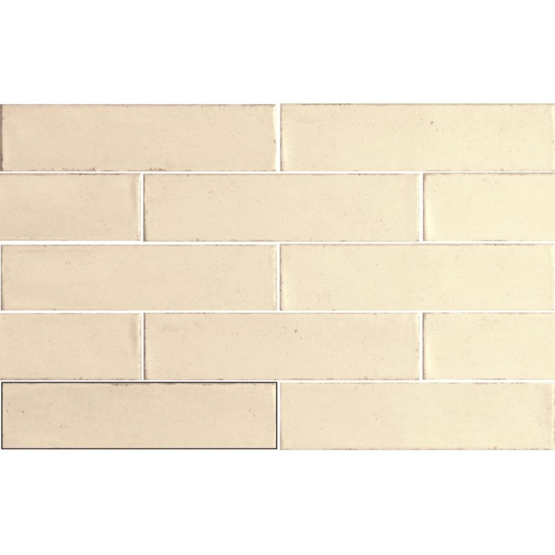 Zellige - carrelage effet zellige 7,5x30 cm LUZIA IVORY