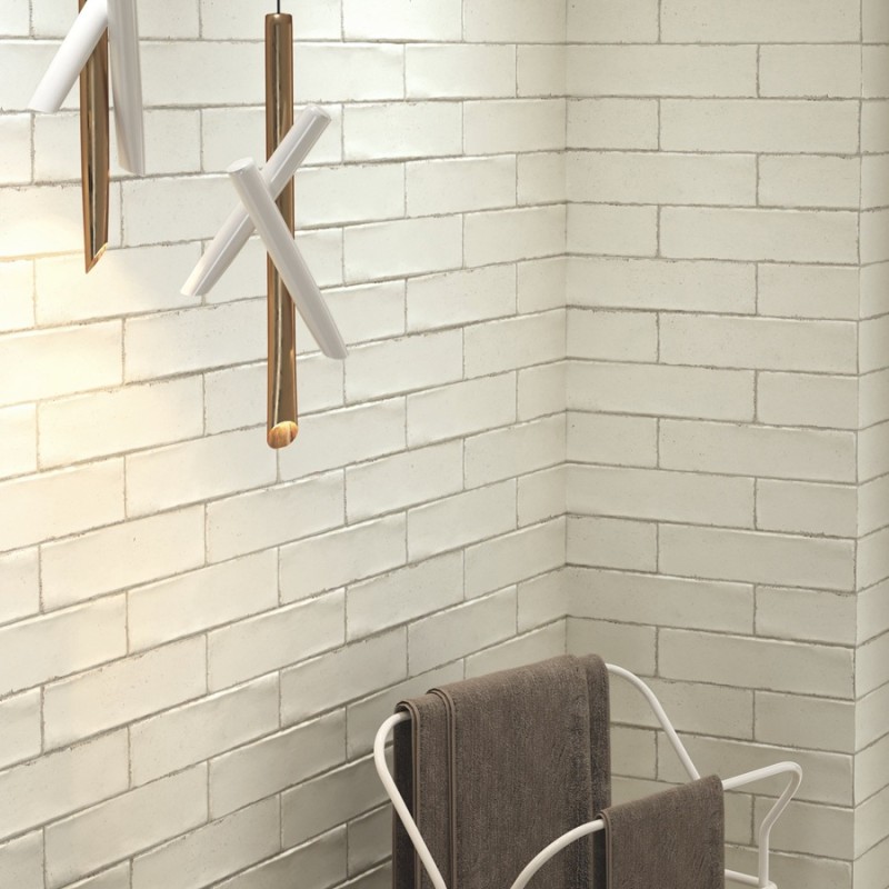 Zellige - carrelage effet zellige 7,5x30 cm LUZIA IVORY