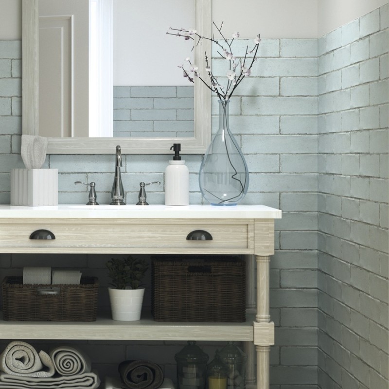 Zellige - carrelage effet zellige 7,5x30 cm LUZIA SKY