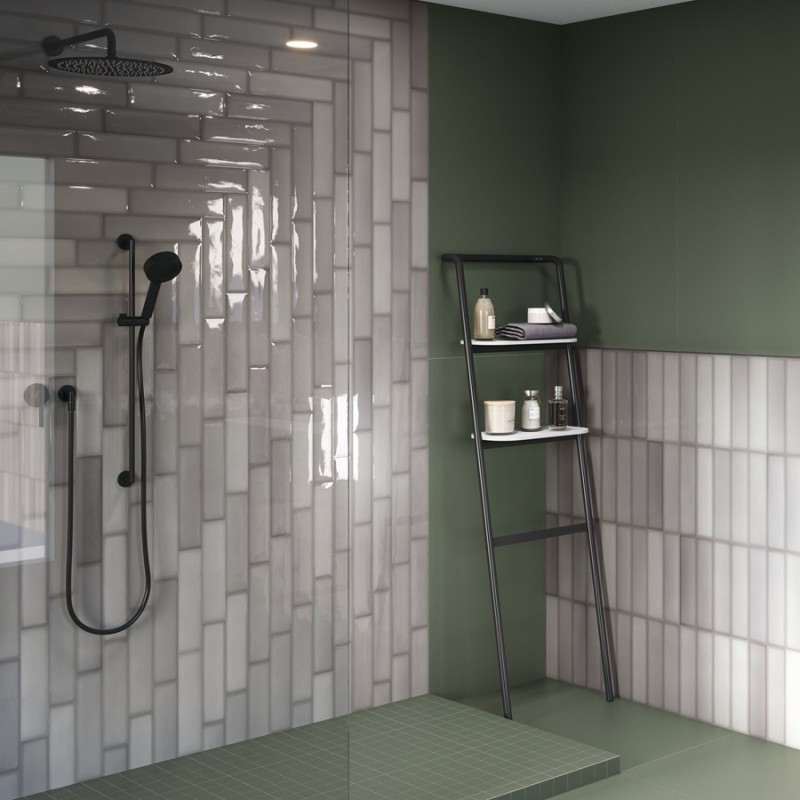 Zellige - carrelage effet zellige 7,5x30 cm AMALIA GREY