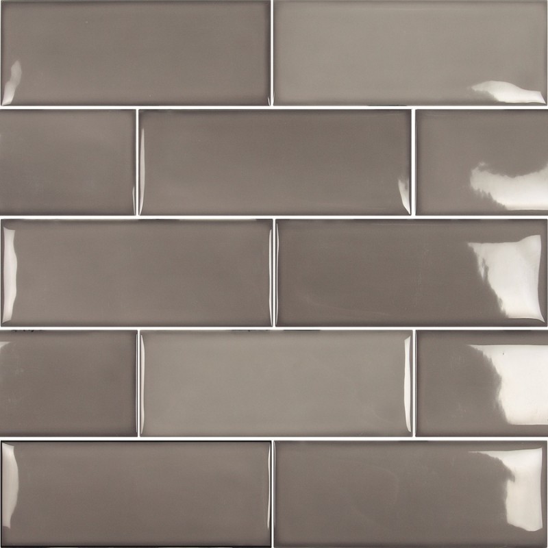 Zellige - carrelage effet zellige 7,5x30 cm AMALIA GREY