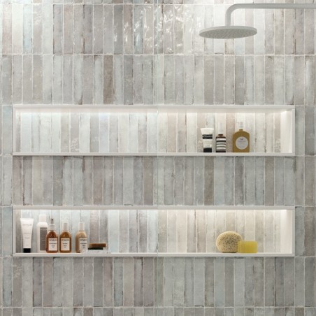 Zellige - carrelage effet zellige 5x25 cm SIENNA GREY