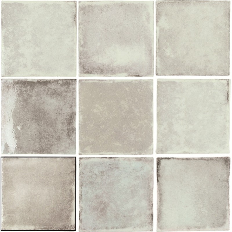 Zellige - carrelage effet zellige 10x10 cm SIENNA GREY