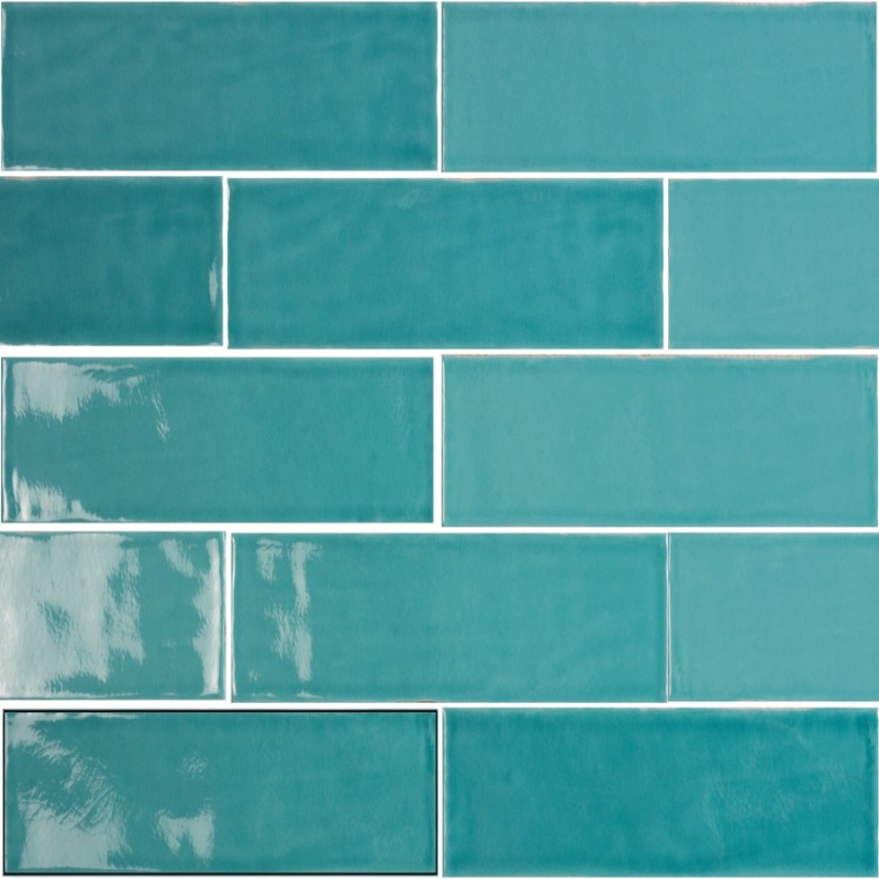 Zellige - carrelage imitation zellige 7,5x30 cm CELESTE BLUE