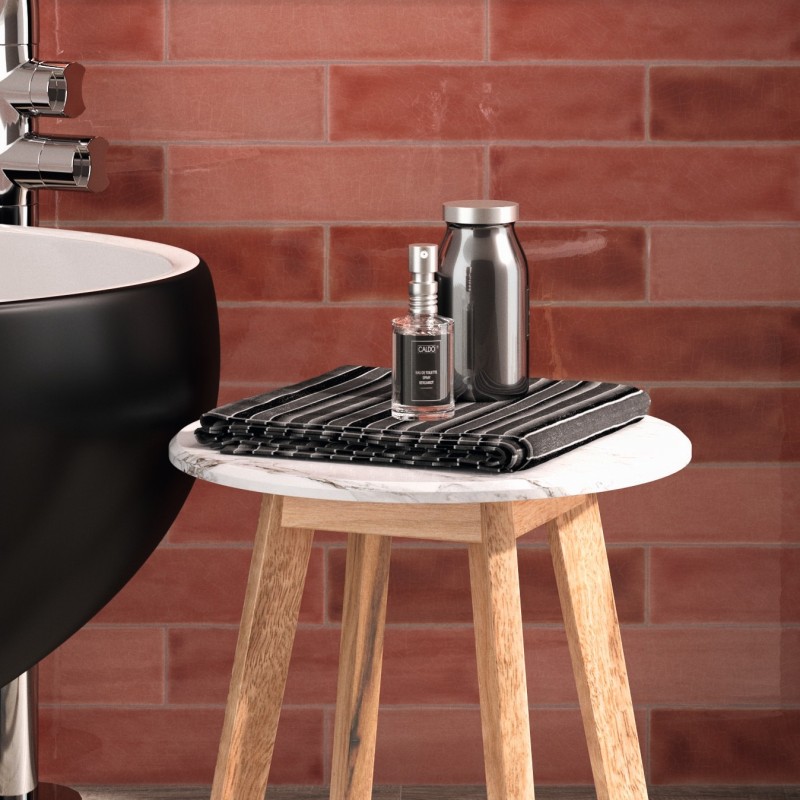 Zellige - carrelage imitation zellige 7,5x30 cm CELESTE CORAL