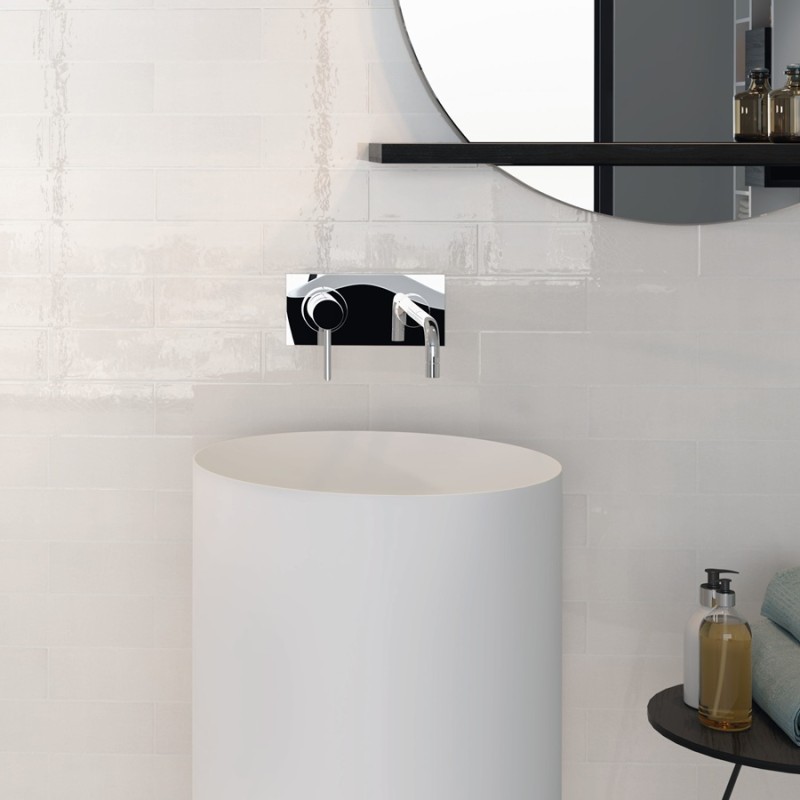 Zellige - carrelage imitation zellige 7,5x30 cm CELESTE NEUTRO