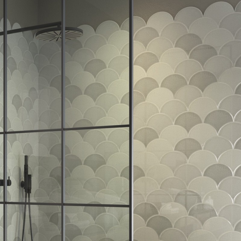 Zellige - carrelage imitation zellige 15,5x17 cm CELESTE PEARL