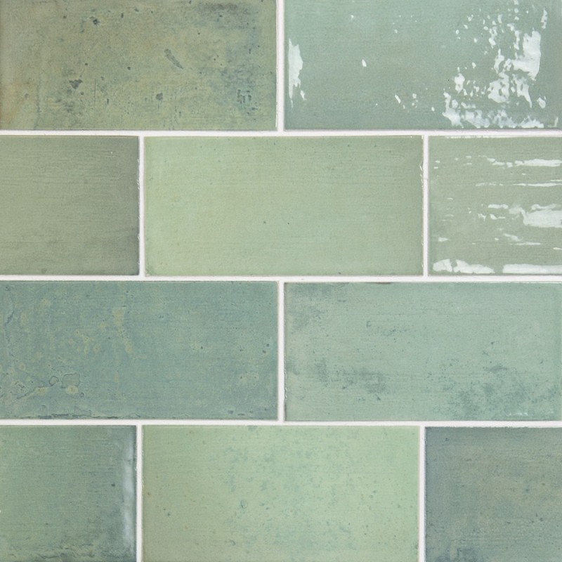 Zellige - carrelage imitation zellige 7,5x15 cm SOFIA AQUA