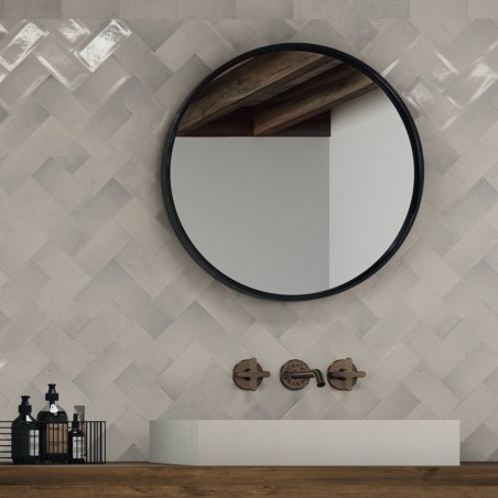 Zellige - carrelage imitation zellige 7,5x15 cm SOFIA WHITE