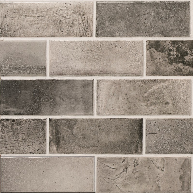 Zellige - carrelage effet zellige 4x12,5 cm PRESTIGE GREY