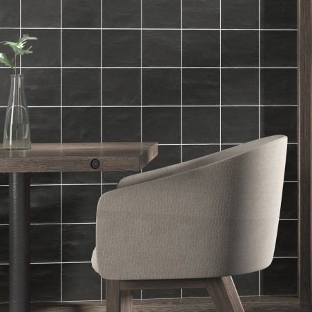 Zellige - carrelage effet zellige 13,8x13,8 cm MARINA BLACK
