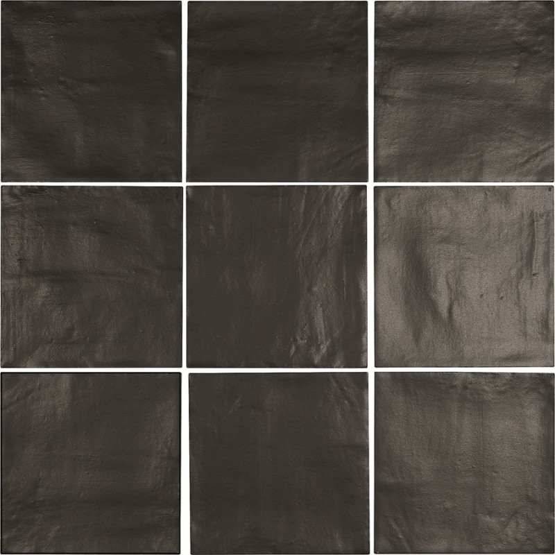 Zellige - carrelage effet zellige 13,8x13,8 cm MARINA BLACK