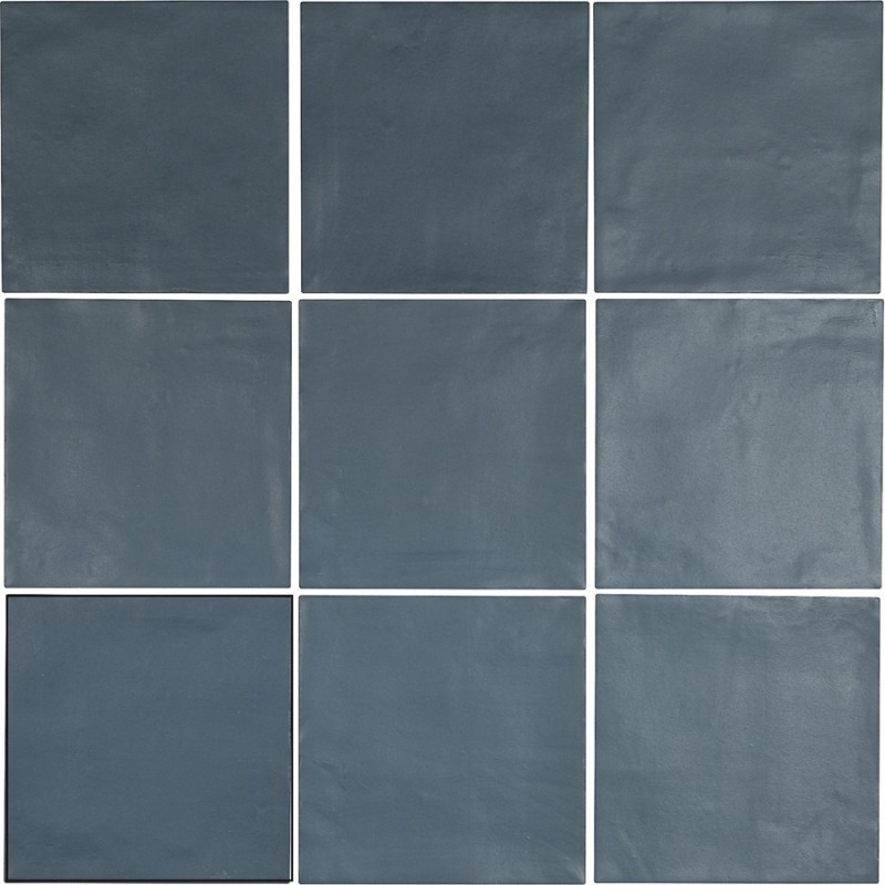 Zellige - carrelage effet zellige 13,8x13,8 cm MARINA BLUE