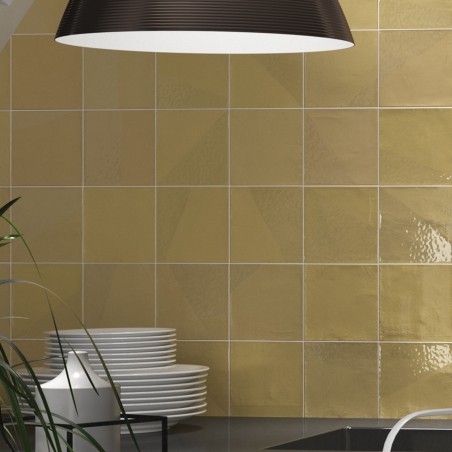 Zellige - carrelage effet zellige 13,8x13,8 cm MARINA OCRE