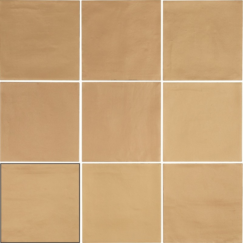 Zellige - carrelage effet zellige 13,8x13,8 cm MARINA OCRE