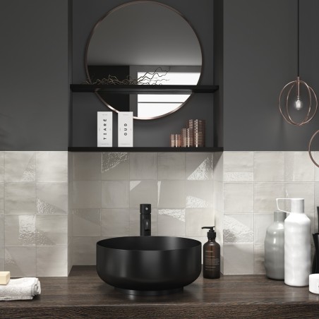 Zellige - carrelage effet zellige 13,8x13,8 cm ELISA PEARL