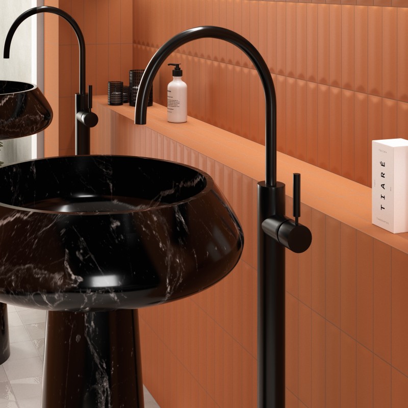 Zellige - carrelage effet zellige 5x20 cm LYSEA FLAT TERRACOTA