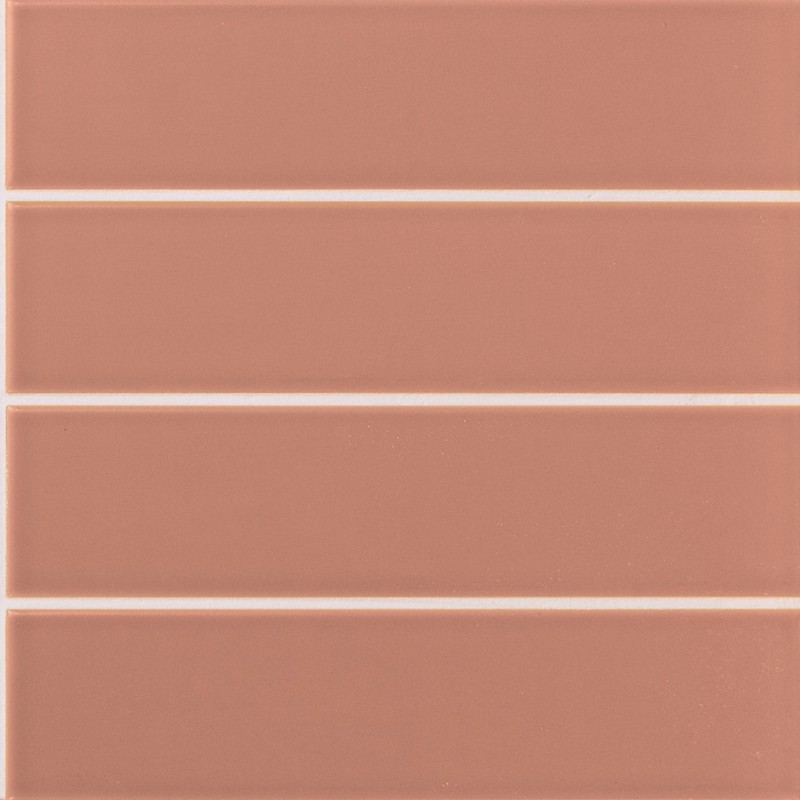 Zellige - carrelage effet zellige 5x20 cm LYSEA FLAT TERRACOTA