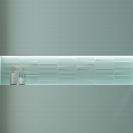 Zellige - carrelage effet zellige 5x20 cm LYSEA CUPS BLUE