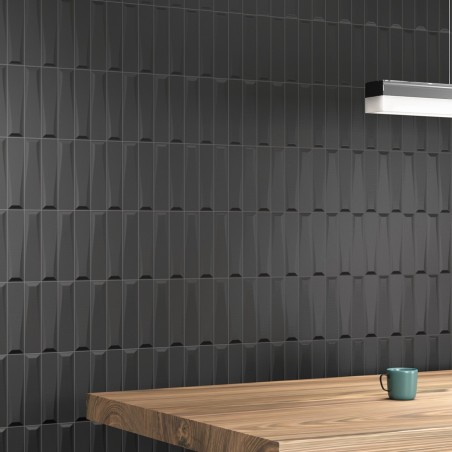 Zellige - carrelage effet zellige 5x20 cm LYSEA PYRAMID NIGHT