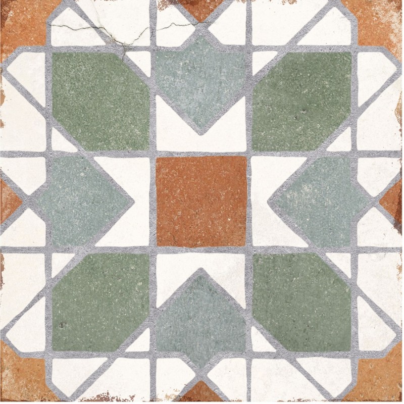 Echantillon - echantillon carrelage JADEA 20x20cm imitation carreaux ciment