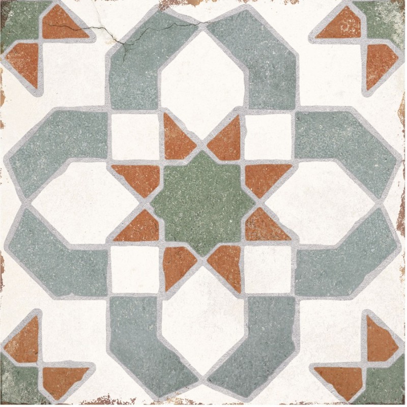 Echantillon - echantillon carrelage VERA 20x20cm imitation carreaux ciment