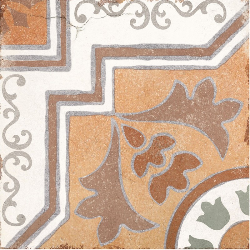 Echantillon - echantillon carrelage FRANCESCA 20x20cm imitation carreaux ciment