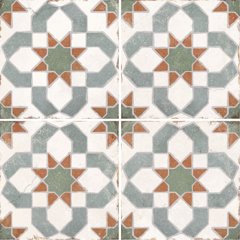 Carreaux ciment - carrelage VERA 20x20cm imitation carreaux ciment