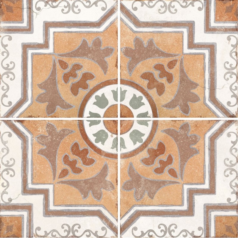 Carreaux ciment - carrelage FRANCESCA 20x20cm imitation carreaux ciment