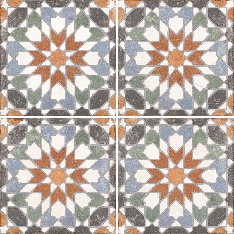 Carreaux ciment - carrelage BELLA 20x20cm imitation carreaux ciment