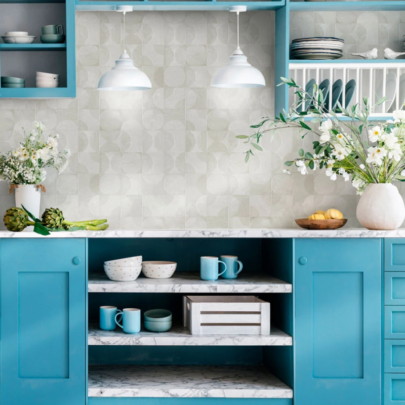 Carreaux ciment - carrelage ELORA 10x10cm imitation carreaux ciment