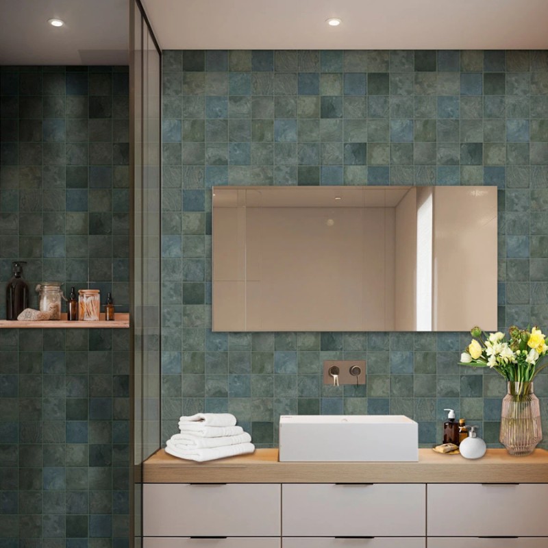 Carreaux ciment - carrelage SELINA 10x10cm imitation carreaux ciment