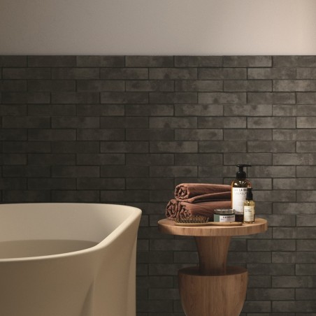 Zellige - carrelage effet zellige 5,7x23,2 cm HORIZON COAL