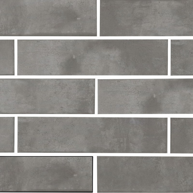 Zellige - carrelage effet zellige 5,7x23,2 cm HORIZON GREY