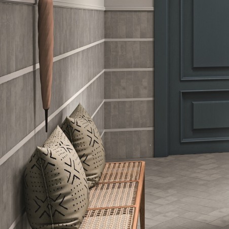Zellige - carrelage effet zellige 5,7x23,2 cm HORIZON GREY