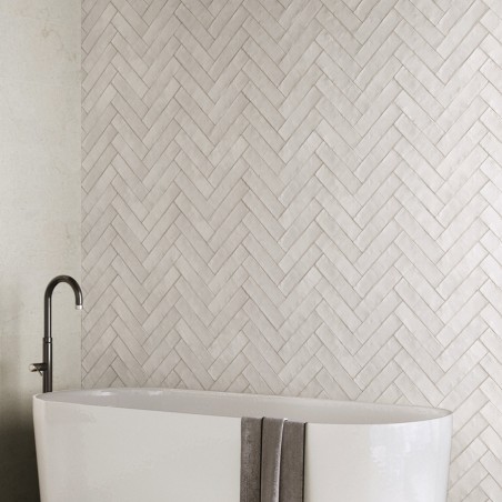 Zellige - carrelage effet zellige 5,7x23,2 cm HORIZON PEARL