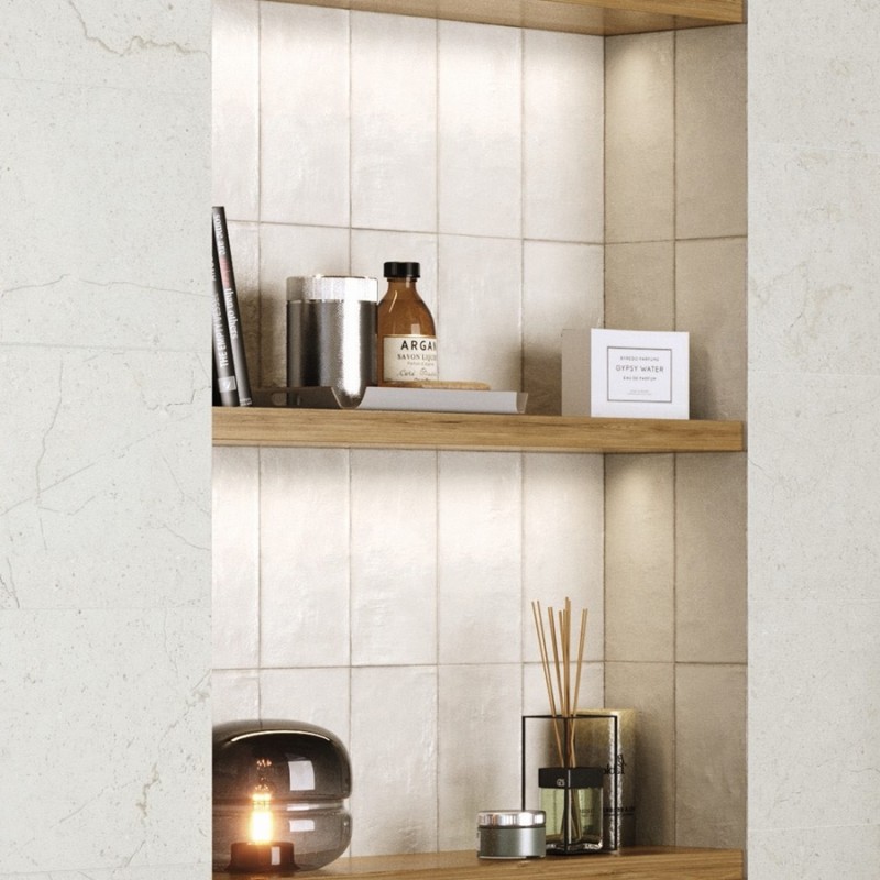 Zellige - carrelage effet zellige 11,5x23,2 cm HORIZON PEARL