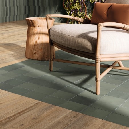 Zellige - carrelage effet zellige 15x15 cm NOVA FOREST