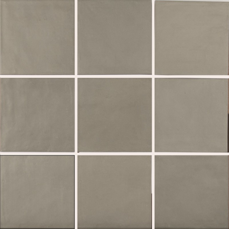 Zellige - carrelage effet zellige 15x15 cm NOVA MINERAL GREY