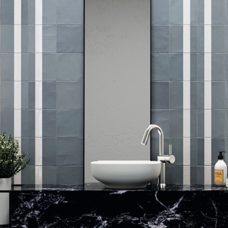 Zellige - carrelage effet zellige 15x15 cm NOVA BLUESTONE