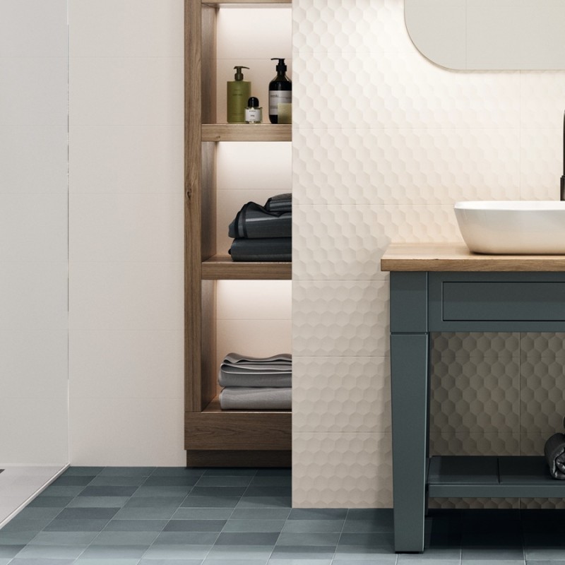 Zellige - carrelage effet zellige 15x15 cm NOVA BLUESTONE